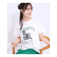 【洗える/S-LL】選べる3柄 ベーシックプリントTシャツ