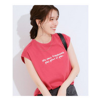 【ひんやり/汗染み軽減/UVカット】 ロゴプリントノースリーブTシャツ