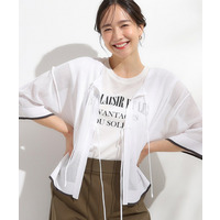 【2点セット/S-LL】メッシュリボン2WAYニット×フレンチスリーブTシャツ