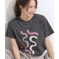 【S-LL/ひんやり/汗ジミ軽減/UVカット】グラフィックアソートTシャツ