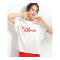 【汗染み軽減/ひんやり/UVカット/S-LL】フリルTシャツ