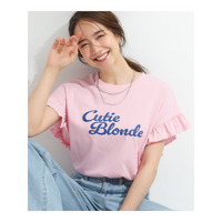 【SHOO ICE/汗染み軽減/UVカット】フリルTシャツ