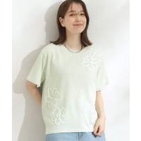 コード刺繍デザインＴシャツ