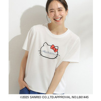 【HELLO KITTYコラボ】【SHOO ICE／汗染み軽減／UVカット】コンパクトTシャツ