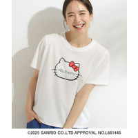 【HELLO KITTYコラボ】【SHOO ICE／汗染み軽減／UVカット】コンパクトTシャツ