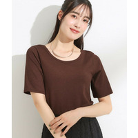 【S-LL/ひんやり/前後2WAY】シンプルだから使いやすい テレコTシャツ