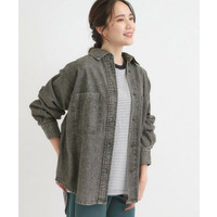 【S-LL】こなれ感をプラスする BIGポケットデニムシャツ