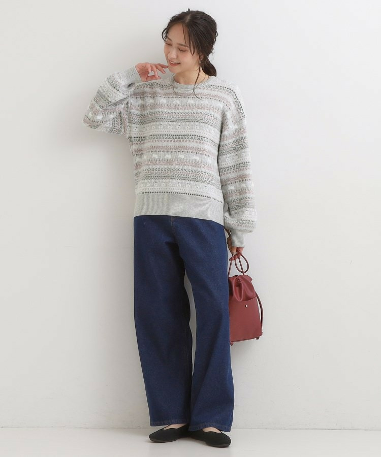 【旭山動物園応援商品】ノルディック柄 モールニット4