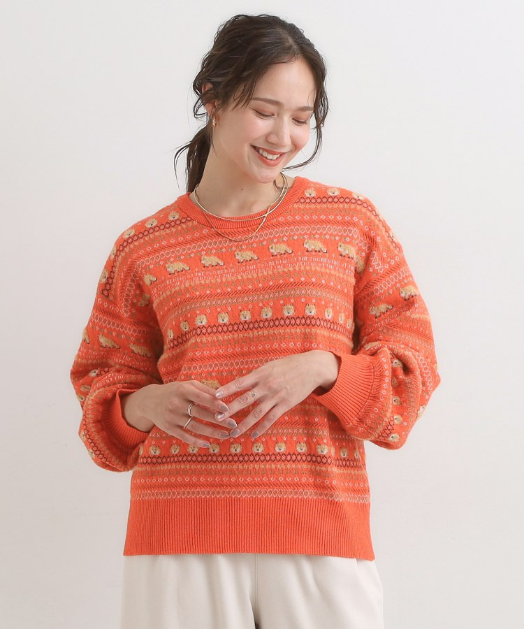 【旭山動物園応援商品】ノルディック柄 モールニット6