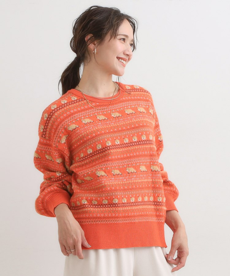 【旭山動物園応援商品】ノルディック柄 モールニット7