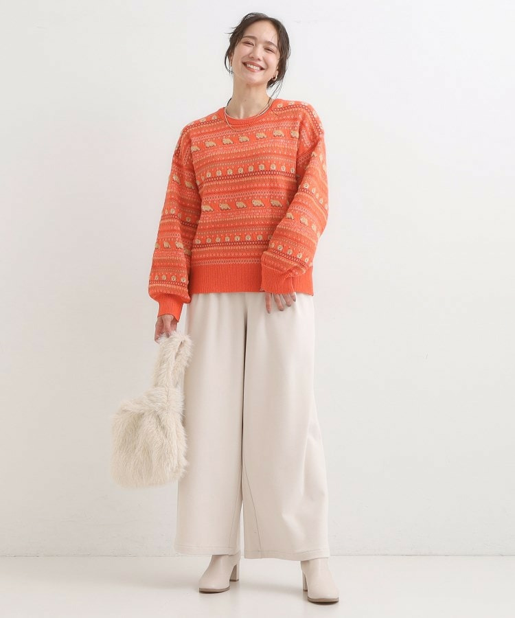 【旭山動物園応援商品】ノルディック柄 モールニット8