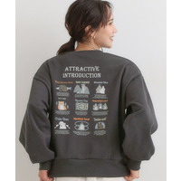 【旭山動物園応援商品】プリント裏起毛スウェット