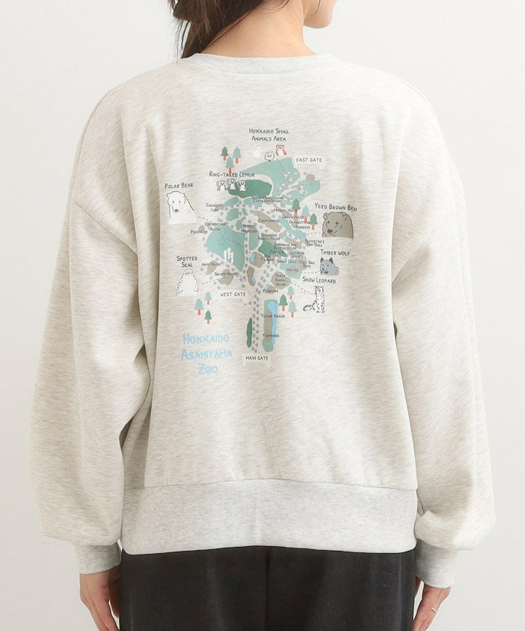 【旭山動物園応援商品】プリント裏起毛スウェット12