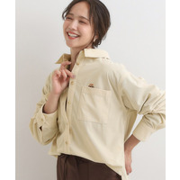 【旭山動物園応援商品】ワンポイント刺繍 コーデュロイシャツ