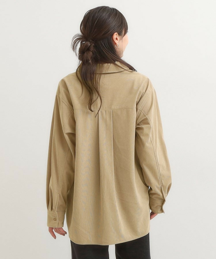 【旭山動物園応援商品】ワンポイント刺繍 コーデュロイシャツ7