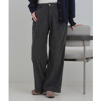 コーデュロイ ワイドストレートパンツ