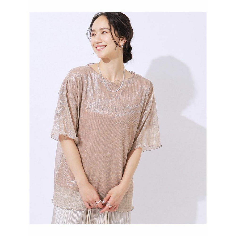 【2点セット】ラメシアーTOPS × ロゴTシャツ15