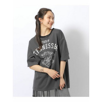 襟配色 プリントアソート BIG Tシャツ