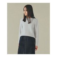 クルーネック畔プルオーバー【洗える】