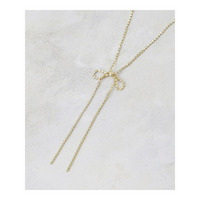 ドットチェーンリボンネックレス