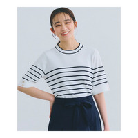 【ひんやり多機能】やわらかドライタッチワイドスリーブプルオーバー