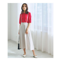 ダブルストラップフレアスカート