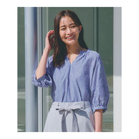 【夏に嬉しい機能付き】ランタンスリーブシャツブラウス