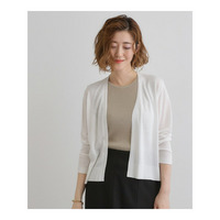 【接触冷感/UVカットetc】夏に嬉しい機能付き！ベーシックショートカーディガン