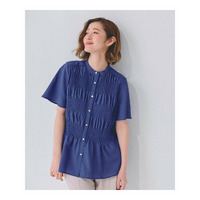 大人の抜け感シアースラブシャーリングブラウス