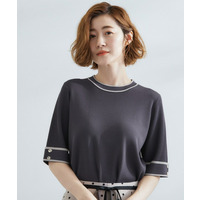 【夏に嬉しい機能付き】やわらかドライタッチワイドスリーブプルオーバー