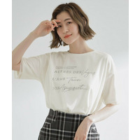 ラフだけどおしゃれ　チュールレイヤードTシャツ
