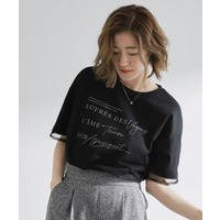 ラフだけどおしゃれ　チュールレイヤードTシャツ
