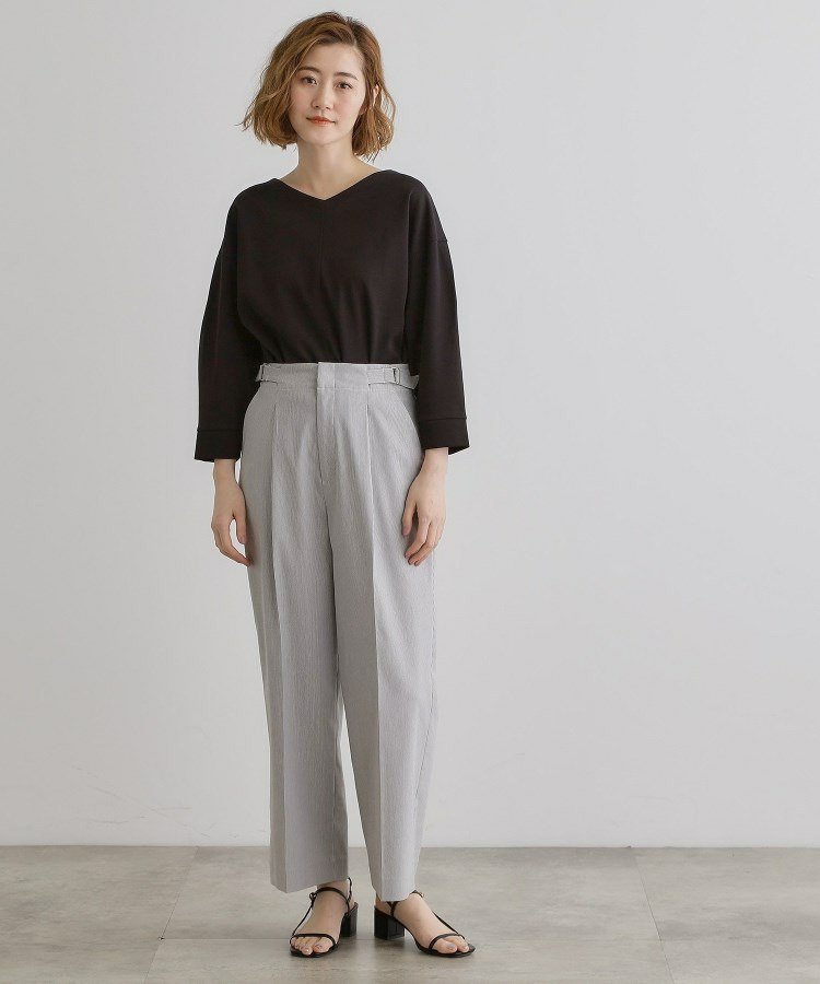 【接触冷感】ハイパーストレッチワイドパンツ11