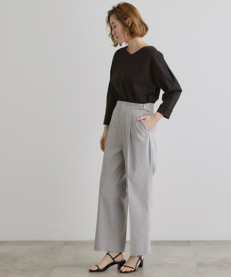 【接触冷感】ハイパーストレッチワイドパンツ12