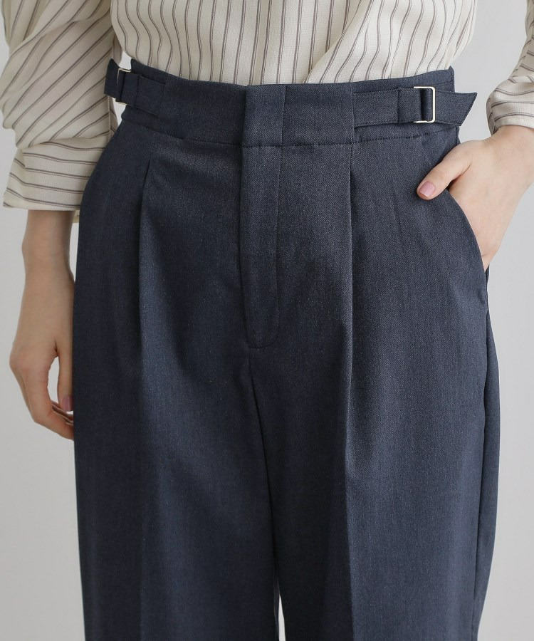 【接触冷感】ハイパーストレッチワイドパンツ18