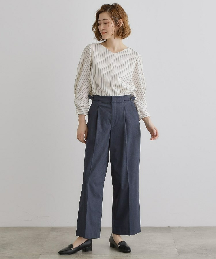 【接触冷感】ハイパーストレッチワイドパンツ3