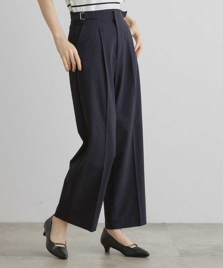 【接触冷感】ハイパーストレッチワイドパンツ6