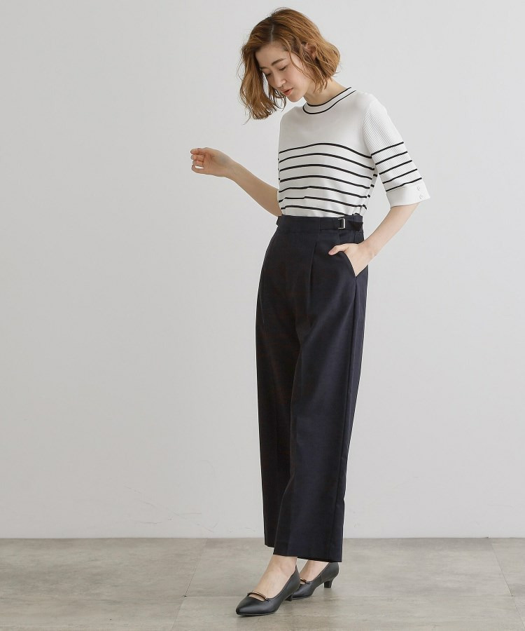 【接触冷感】ハイパーストレッチワイドパンツ8