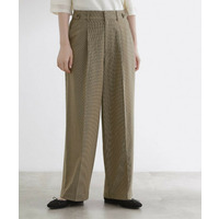 【洗える】毎日履きたいチェックワイドパンツ