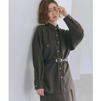 【カセット服/選べる着丈】洗濯機で洗えるオーバーシャツ