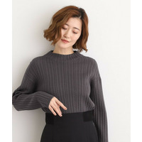 【石川梨華さん着用】クロップドミニケーブルニット【毛玉軽減／洗える】