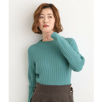 【毛玉軽減／洗える】ミニケーブルニット