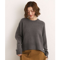 【石川梨華さん着用】【洗える】レイヤードにもおすすめ！サイド釦ニット