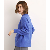 【洗える】ふんわりウール混オーバーサイズニット