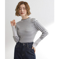 【吸湿発熱／帯電防止】ハイネックリブプルオーバー