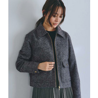 カジュアルに羽織れる、大人のツイードトラックジャケット