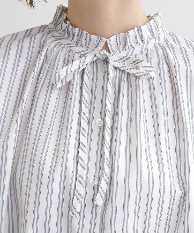 【石川梨華さん着用】フリルカラーリボンブラウス26