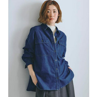 【選べる着丈】オーバーサイズデニムシャツ