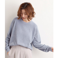 ラメモールヤーンプルオーバーニット