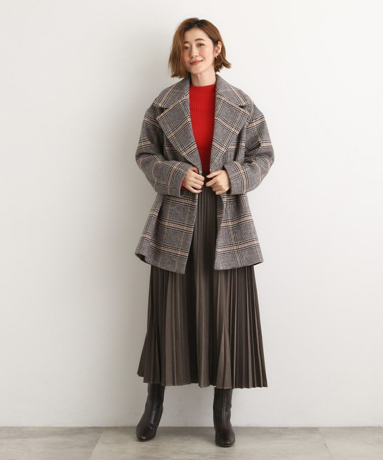 ふんわりまとう、オーバーサイズテーラーコート12